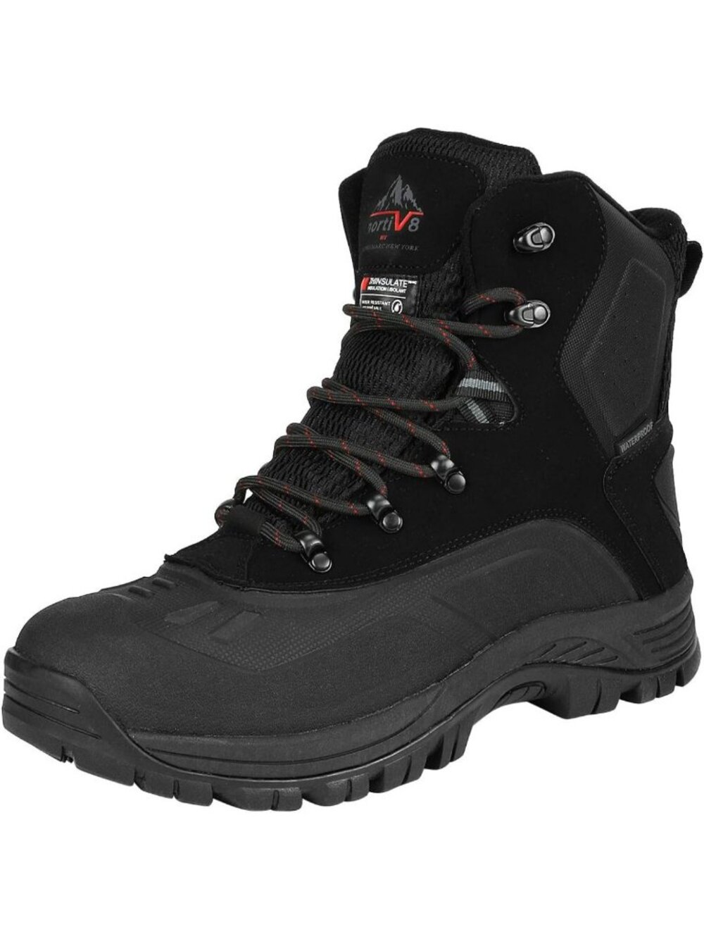 Men's Waterproof Winter Hiking Snow Boots | Insulated, Durable, Slip-Resistant